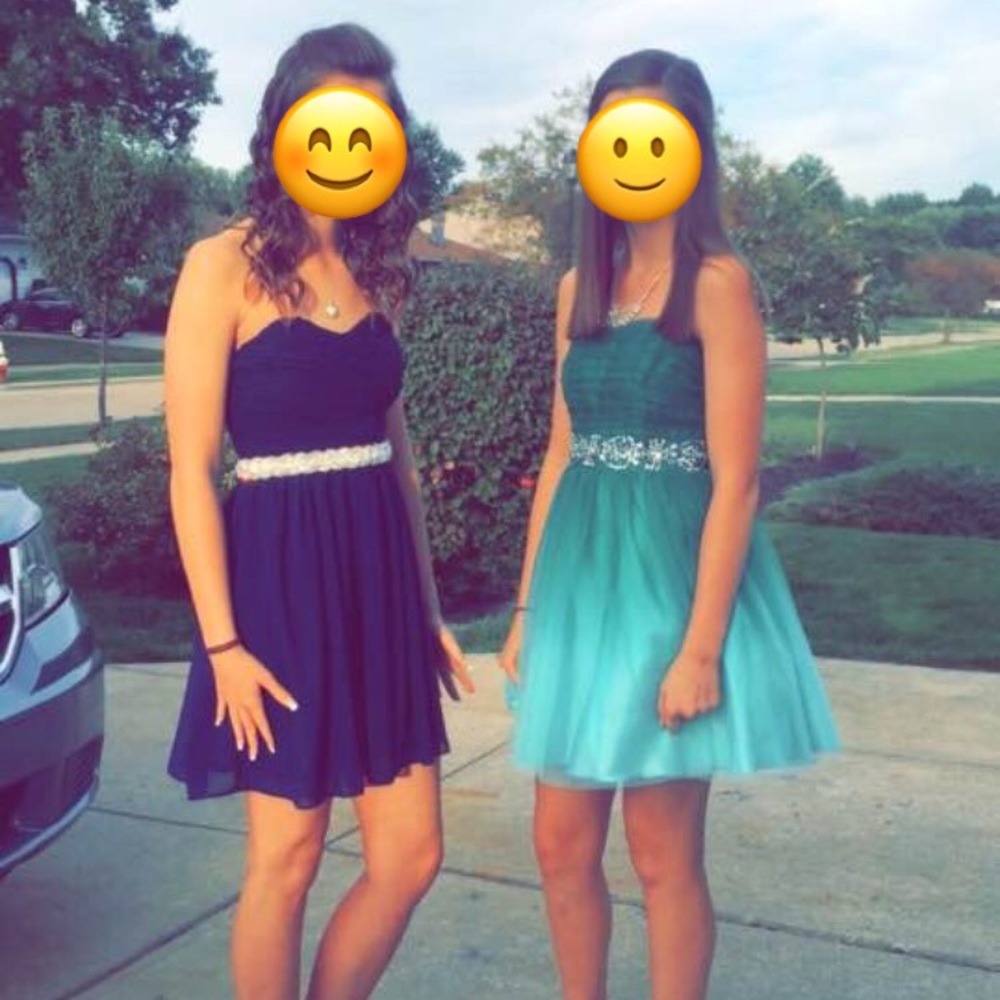 navy blue homecoming/ fancy dress!